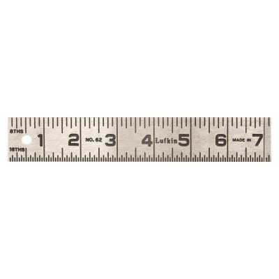 Apex Tool Group One-Piece Rulers, 6 ft, Steel, 626FTN