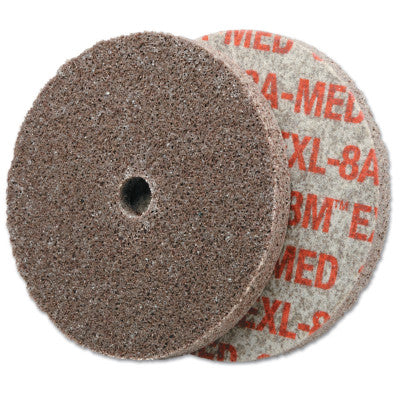 3M™ Scotch-Brite EXL Unitized Deburring Wheel, 4 X 1/4 X 1/4, Fine, Silicon Carbide, 048011-13739