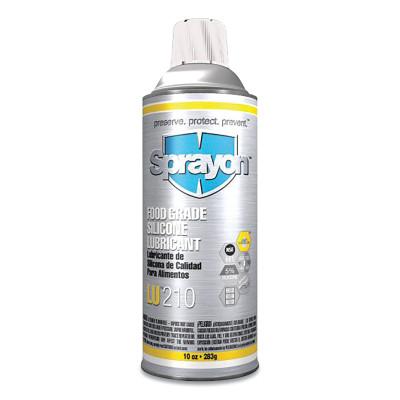 Krylon?? Industrial Sprayon?? LUƒ?›210 Food Grade Silicone Lubricant, 10 oz, Aerosol Can, SC0210000