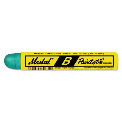 Markal® Paintstik® Original B® Marker, 11/16 in x 4-3/4 in, Green, 80226