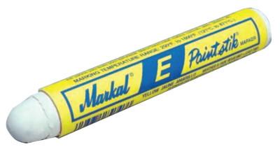 Markal® Paintstik E Markers, 11/16 in, White, 88620