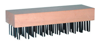 Magnolia Brush Butcher Block Brushes, 7 3/4 in, Tempered Steel Wire, 101