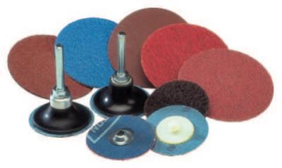 Saint-Gobain Metalite Speed-Lok TS Coated-Cloth Discs, Aluminum Oxide, 2 in Dia., 120 Grit, 66261138140