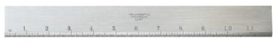 L.S. Starrett 387 Series Straight Edge Rules, 18 in, Steel, 51469