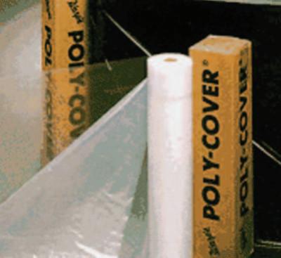 Warp Brothers Poly-Cover Plastic Sheets, 6 Mil, 16 x 100, Black, 6X16-B