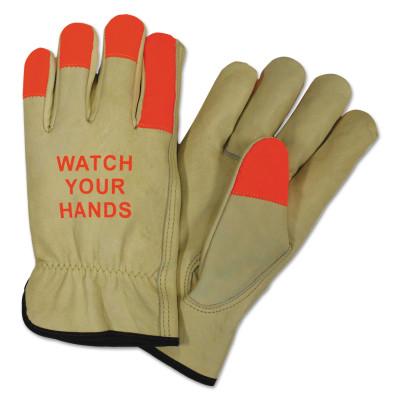 WEST CHESTER Goat TPR Driver with A7 lining on palm, Premium Grain Goatskin, Small, Green, 9916/S