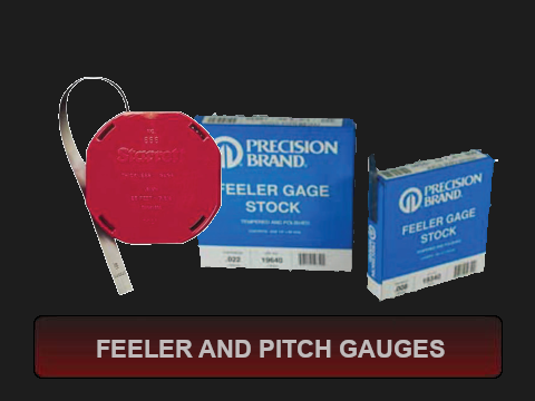Feeler and Pitch Gauges