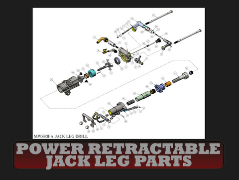 Power Retractable Jack Leg Parts