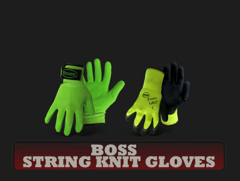 Boss String Knit Gloves