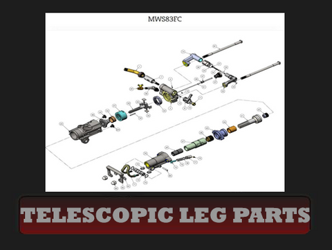 Telescopic Jack Leg Parts