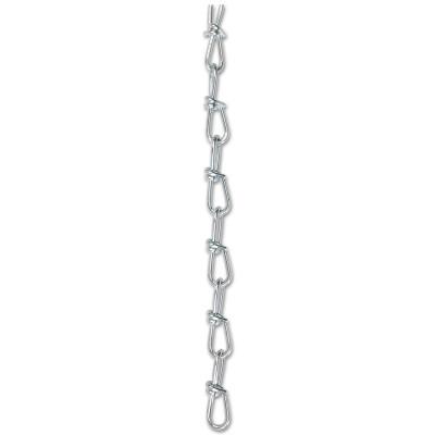 Peerless® Industrial Group Twin Loop Chains, Size 3/0, 150 ft, 305 lb Limit, Bright Zinc, 7013050