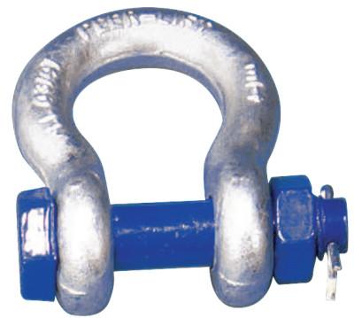 Peerless® Industrial Group Safety Pin Anchor Shackles, 3/4 in Bail Size, 4.75 Tons, 8063705
