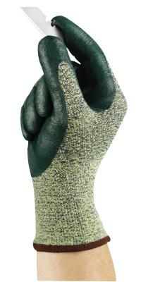 Ansell HyFlex Medium Cut Protection Gloves, Size 6, Green, 11-511-6