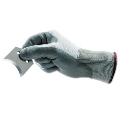 Ansell HyFlex 11-644 Light Cut Protection Gloves, Size 8, Gray/White, 11-644-8
