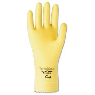 Ansell Technicians Gloves, Natural Latex/Neoprene Blend, Natural, 10, 103143