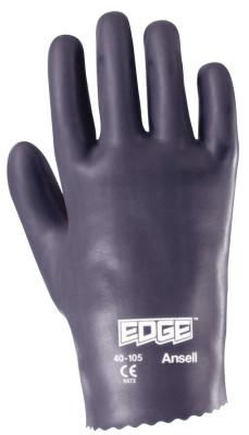 Ansell Edge Nitrile Gloves, Slip-On Cuff, Interlock Knit Lined, Size 8, 103727