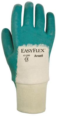 Ansell Easy Flex Gloves, 9, Aqua, 103449