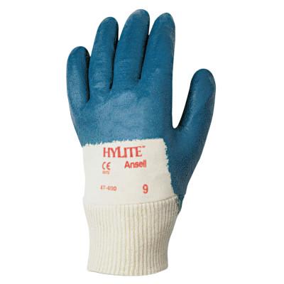 Ansell HyLite Palm Coated Gloves, 10, Blue, 103455