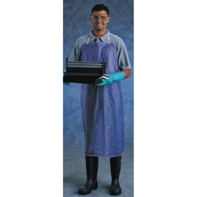 Ansell CPP Vinyl Apron, 8 mil, 33 in x 44 in, Blue, 105173
