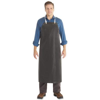 Ansell AlphaTec Neoprene Aprons, 45 in x 35 in, Nylon, Black, 56-402