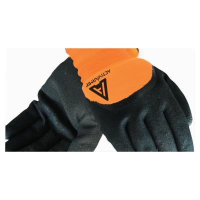 Ansell Cold Weather Hi-Viz Gloves, Size 9, Orange/Black, 112734