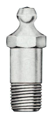 Alemite® Hydraulic Fittings, Straight, 1 1/4 in, Male/Male, 1/8 in (PTF), 1607-B