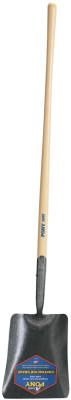 The AMES Companies, Inc. Square Point Shovel, 12 X 9.75 Blade, 47 in White Ash Straight Handle, 1201100