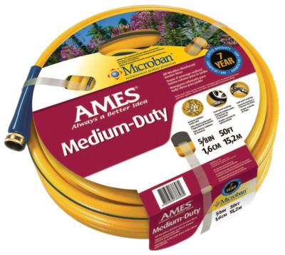 The AMES Companies, Inc. All Weather Garden Hoses, 5/8 in X 50 ft, Yellow, 4008100A