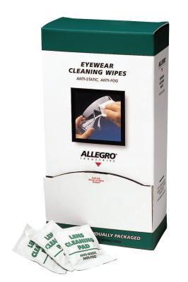 Allegro® Eyewear Cleaning Wipes, 8 in X 5 in, 350