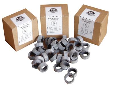 Gage Glass Washers, 5/8 in, Rubber, 955-5/8