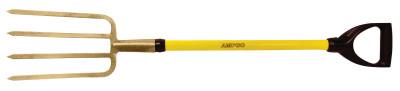 Ampco Safety Tools Garden Forks, Non-Sparking/Non-Magnetic, 7 in w, F-5FG