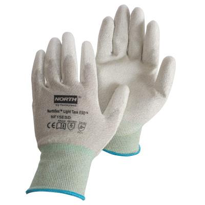 Honeywell NorthFlex Light Task ESD Gloves, 2X-Large, Gray/Light Gray, NF15ESD/11XXL