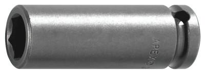 Apex Tool Group 1/4" Dr. Deep Sockets, 07130, 1/4 in Drive, 1/4 in, 6 Points, MB-1208
