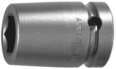 Apex Tool Group 1/2" Dr. Deep Sockets, 20361, 1/2 in Drive, 12 mm, 12 Points, 12MM15-D