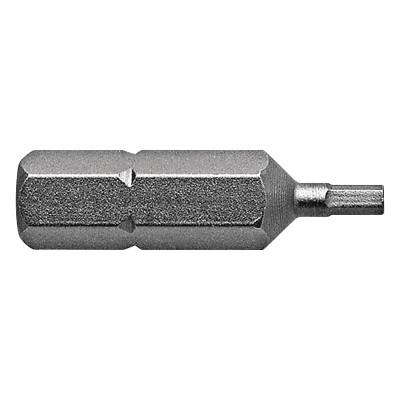 Apex Tool Group Socket Head Insert Bits, 5 mm tip, Hex, 1/4 in drive, 185-5MM