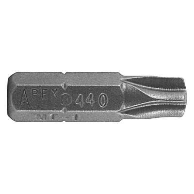 Apex Tool Group Mor-Torq® Insert Bits, #2, 1/4 in drive, Hex, Spring, 440-MT-2