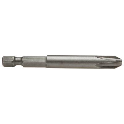 Apex Tool Group Phillips Power Bits, #3, 1/4 in Drive, 2 3/4 in, 5/16 in Diam, 493-AX