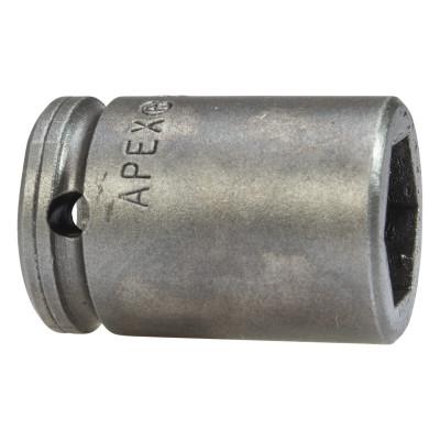 Apex Tool Group 1/4" Dr. Standard Sockets, 08487, 1/4 in Drive, 7/16 in, 6 Points, M1P14