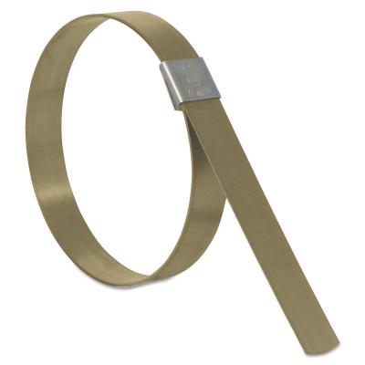 Band-It?? CP Series Center Punch Clamps, 2 in Dia, 5/8 in Wide, Galvanized Carbon Steel, CP0899