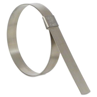 Band-It?? CP Series Center Punch Clamps, 1 1/2 in, Dia, 5/8 in Wide, Stainless Steel 201, CP6S99