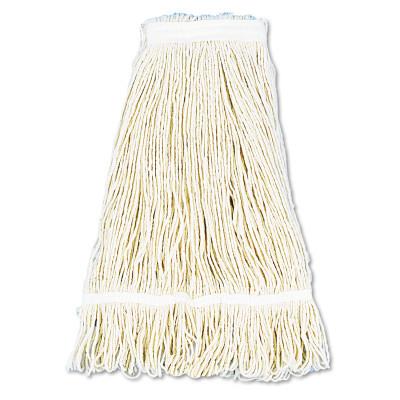 Boardwalk Pro Loop Web/Tailband Wet Mop Head, Wet Mop, 24 oz, Rayon, Clamp-style Handle (sold separately), 424RCT