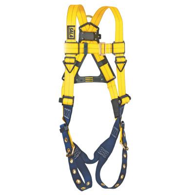 Capital Safety Delta No-Tangle Harness Style Vest, Back D-Ring, Yellow/Navy, 2X-Large, 70007406005