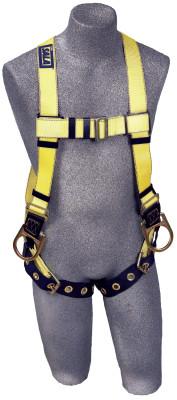3M™ Delta Vest Style Positioning Harness,Back & Side D-Rings, Tongue Buckle Legs,Unv, 1102008
