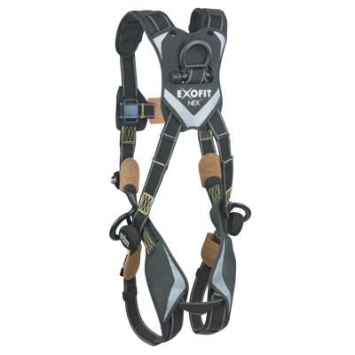 3M™ ExoFit NEX Arc Flash Harness w/PVC Coated Aluminum D-Rings, Back&Side D-Rings, L, 1103072