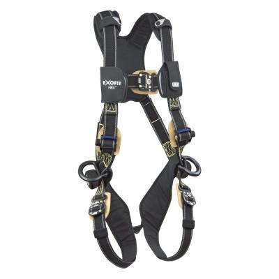 3M™ ExoFit NEX Arc Flash Harness w/PVC Coated Aluminum D-Rings, Back&Side D-Rings,XL, 1103073