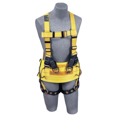 3M™ Delta Derrick Harness, Back/Lifting D-Rings, Tongue Buckle Leg Straps, Small, 1105826