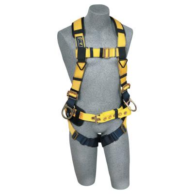 3M™ Delta Iron Worker's Harness with Pass Thru Buckle Leg Straps, Back D-Ring, Med, 1106451