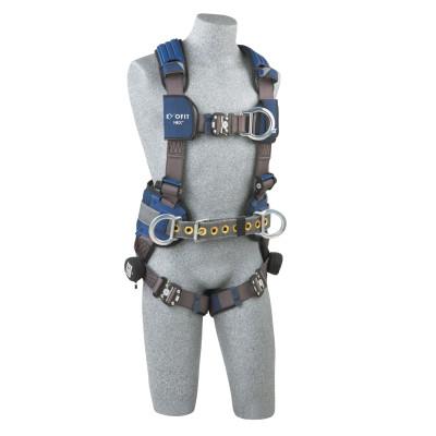3M™ ExoFit NEX Construction Style Climbing Harness, Back/Side/Front D-Rings, X-Large, 1113160