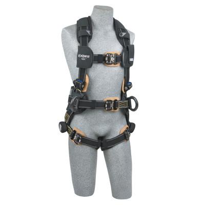 Capital Safety ExoFit NEX Arc Flash Construction Style Positioning Harnesses, 2 D-Rings, XL, QC, 70007422044