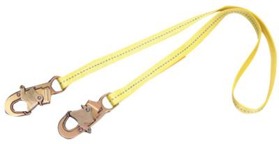 3M™ Web Lanyard, 6 ft, Double Locking Snaps Connection, 1 Leg, 1231106